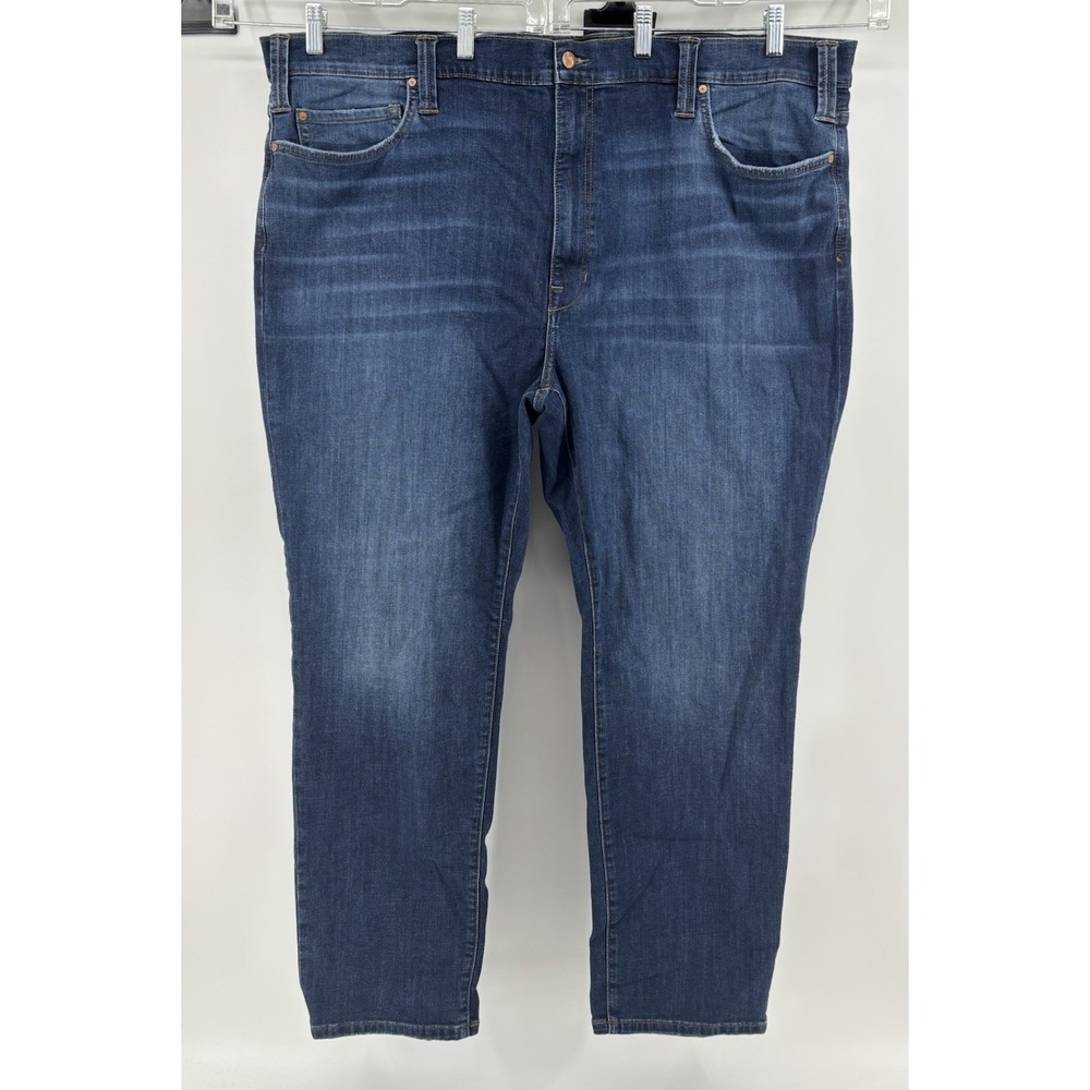 Joe's Jeans Mens 52x30 Straight Fit Stretch Dark Blue Wash Denim 45GTXOLF8250 - Picture 1 of 15